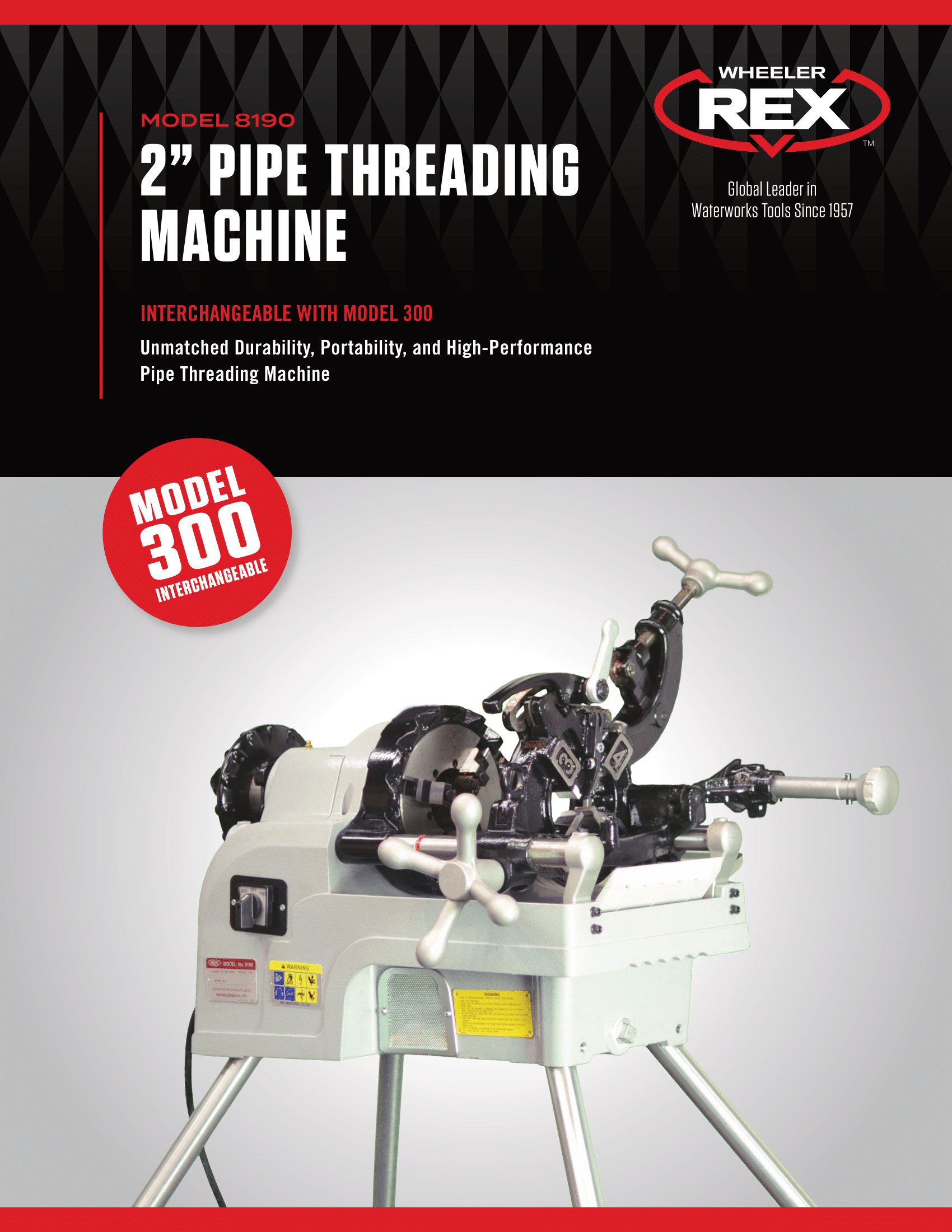 2" Pipe Threading Machine - 8190